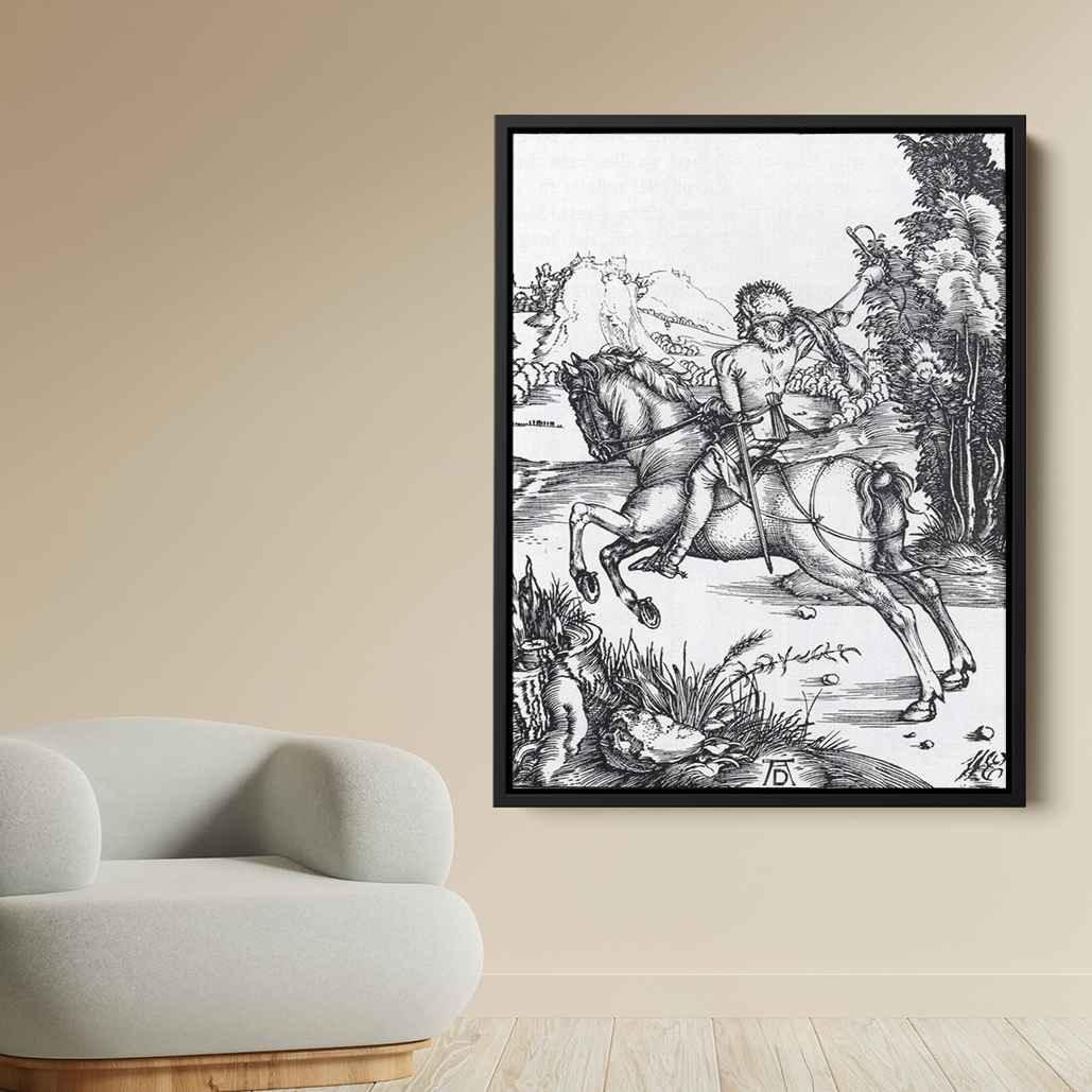The Small Courierby Albrecht Durer Canvas Print