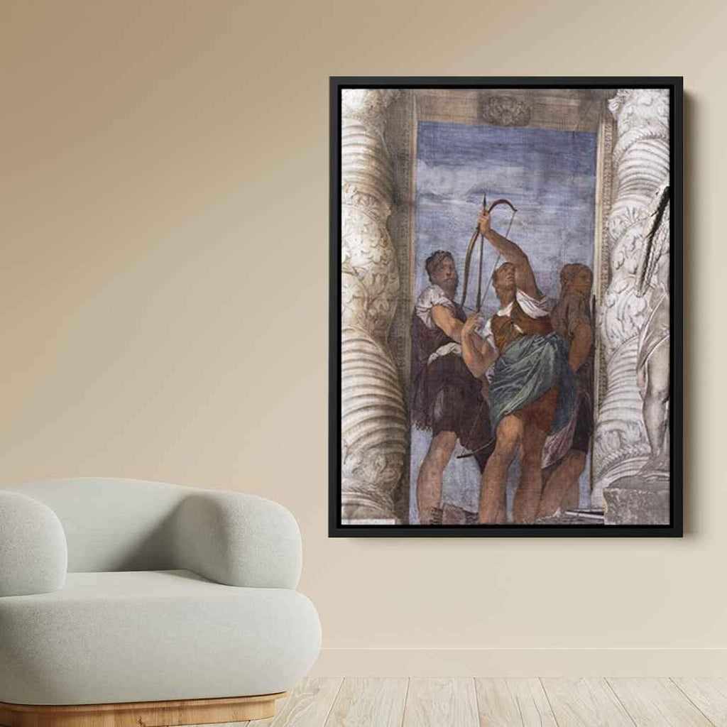 Three Archersby Paolo Veronese Canvas Print