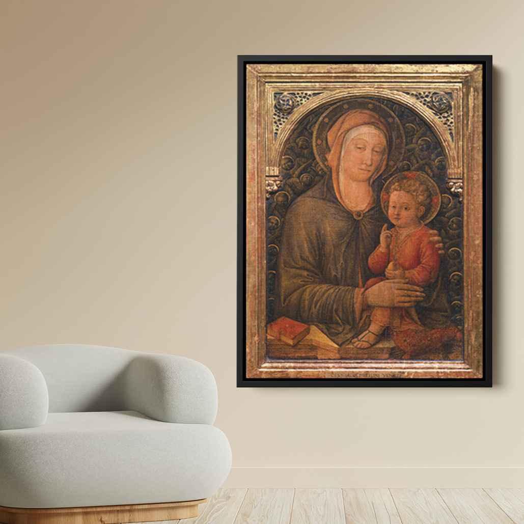 Virgin with Childby Jacopo Bellini Canvas Print