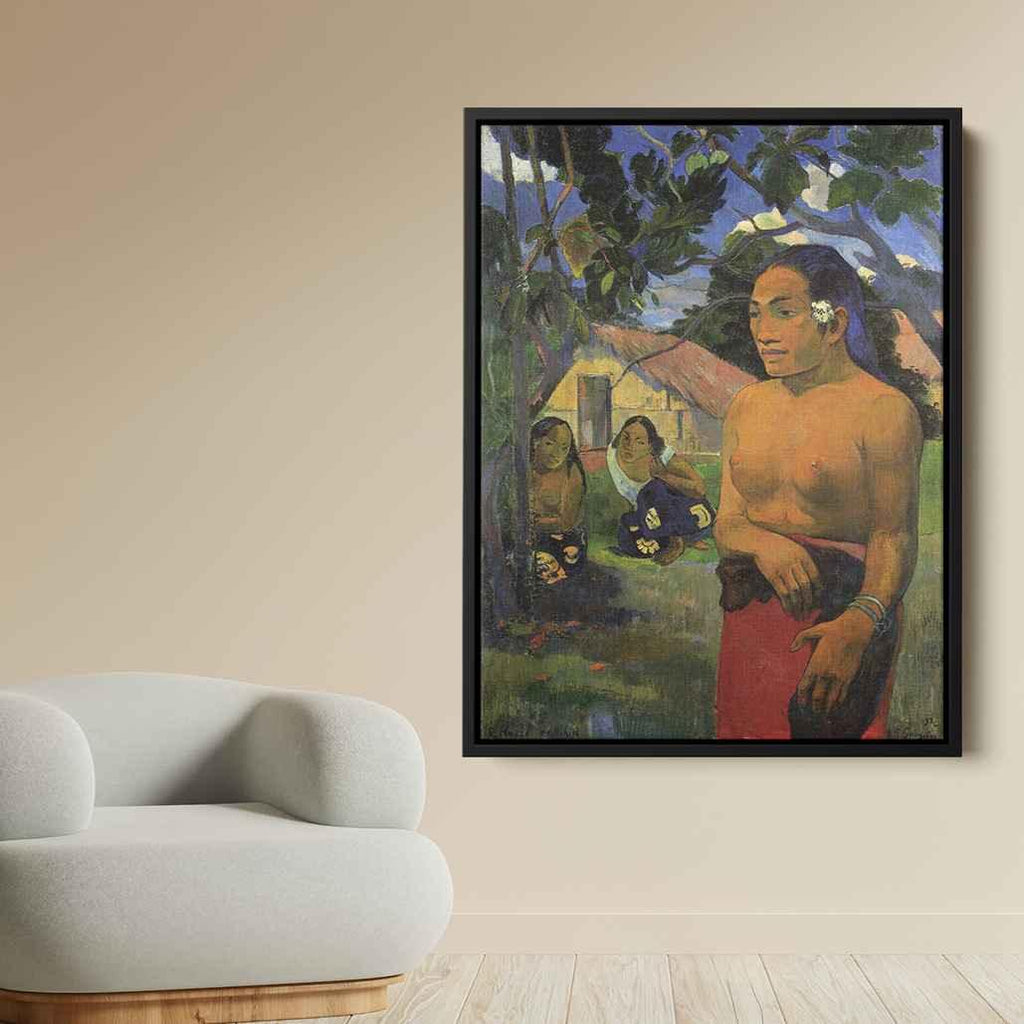 Where are you going?by Paul Gauguin Canvas Print