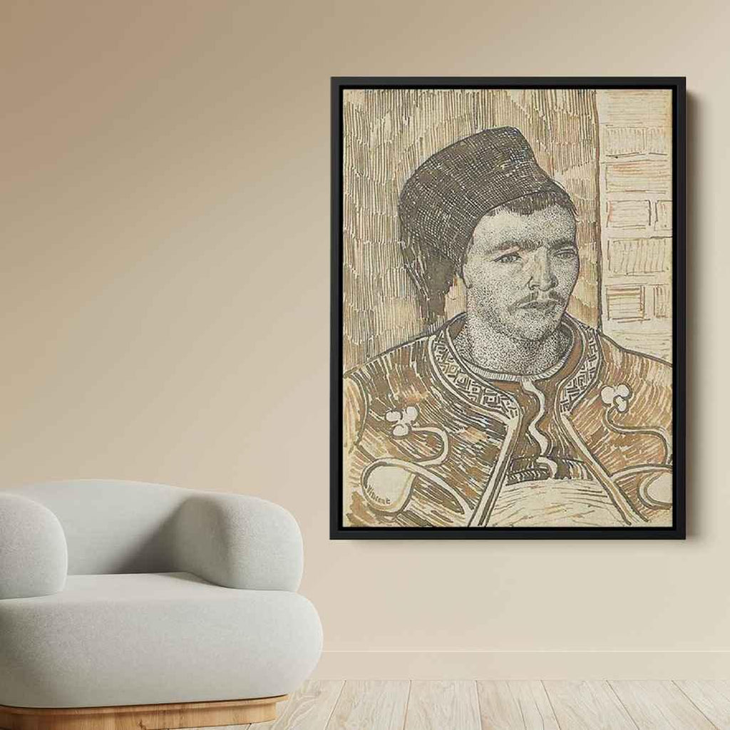 Zouave, Half-Figure Canvas Print