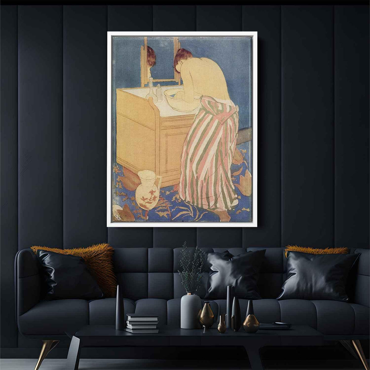The Bathby Mary Cassatt Canvas Print