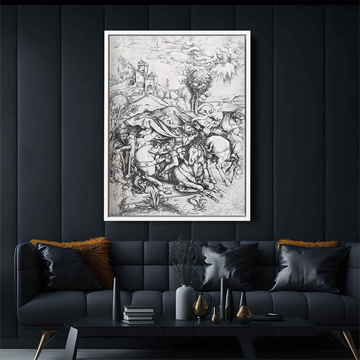 The Conversion Of St. Paulby Albrecht Durer Canvas Print