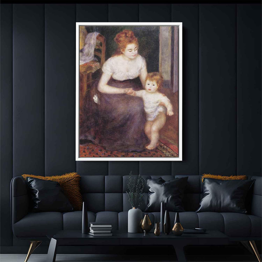 The First Stepby Pierre-Auguste Renoir Canvas Print