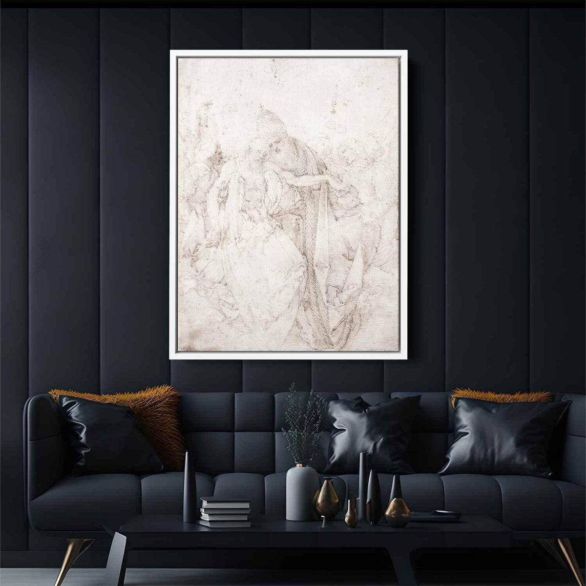 The Holy Trinityby Albrecht Durer Canvas Print