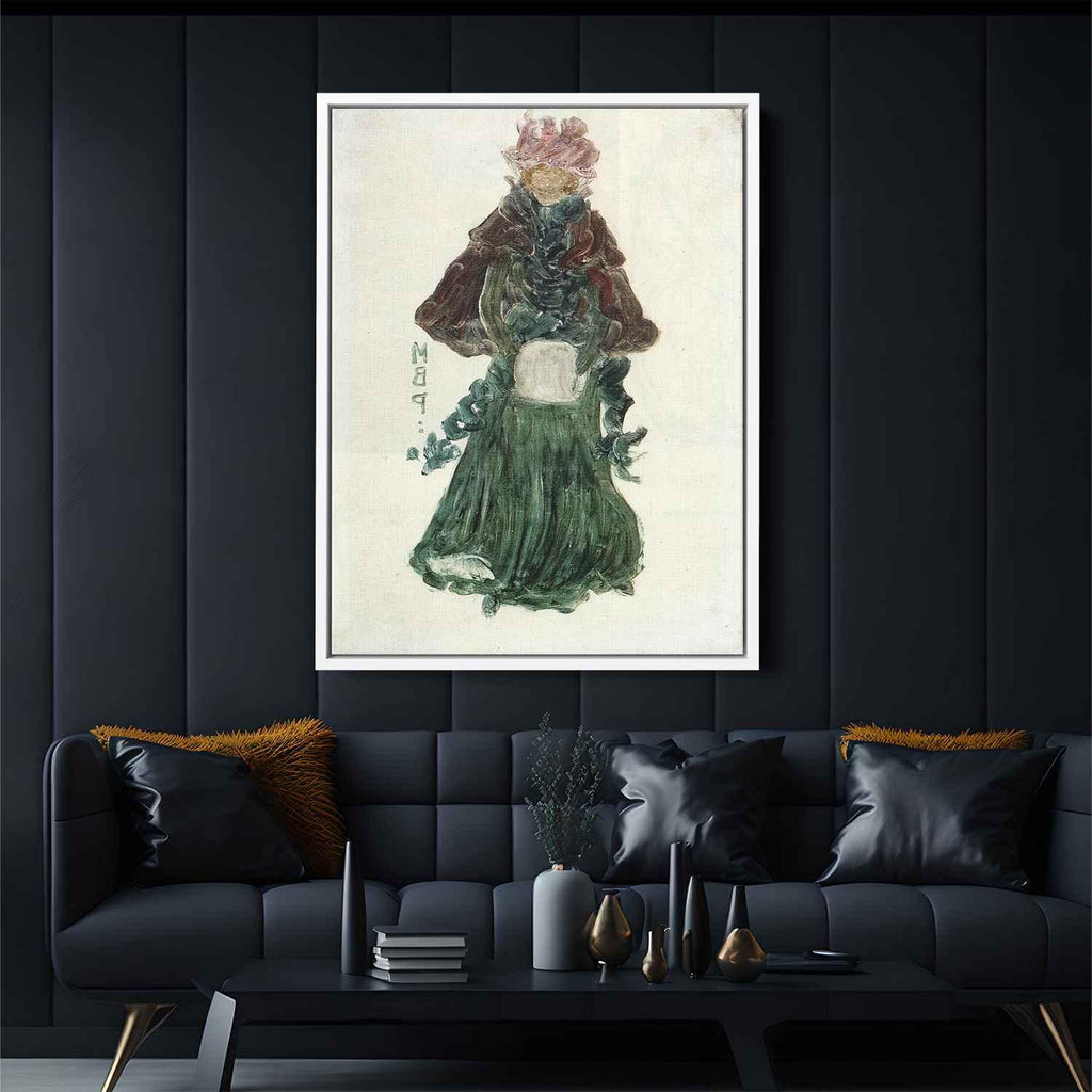 The Red Capeby Maurice Prendergast Canvas Print