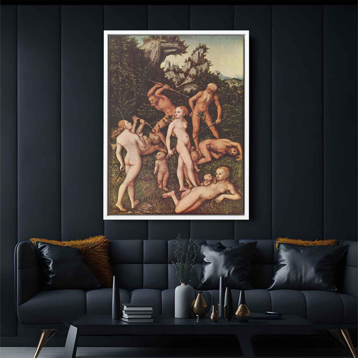 The Silver Ageby Lucas Cranach the Elder Canvas Print