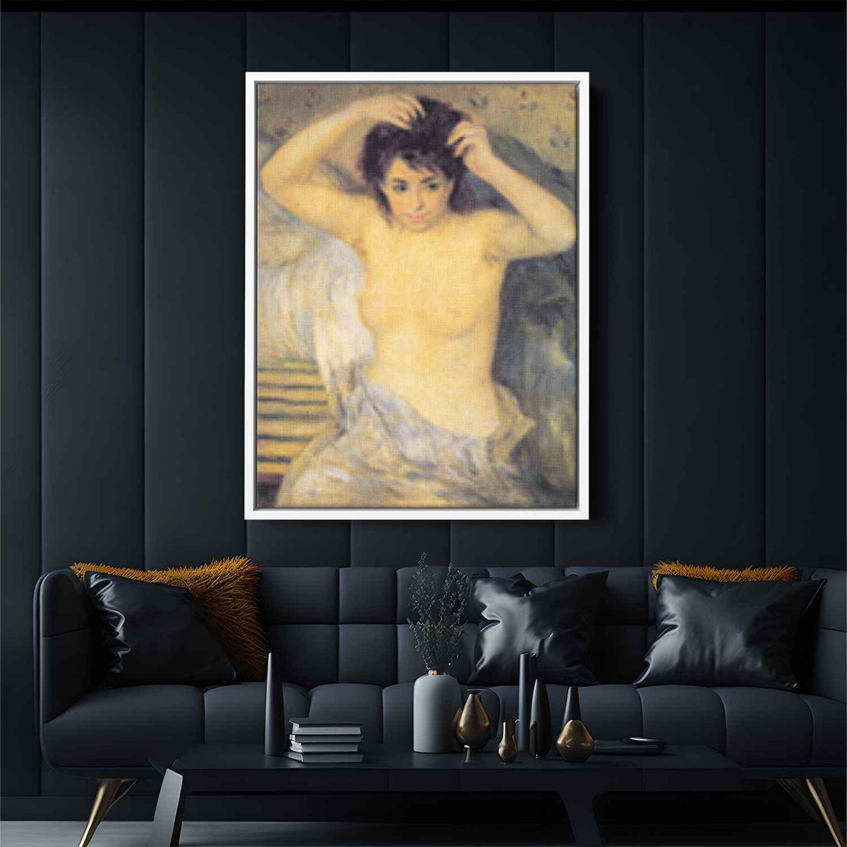 Torso Before the Bathby Pierre-Auguste Renoir Canvas Print