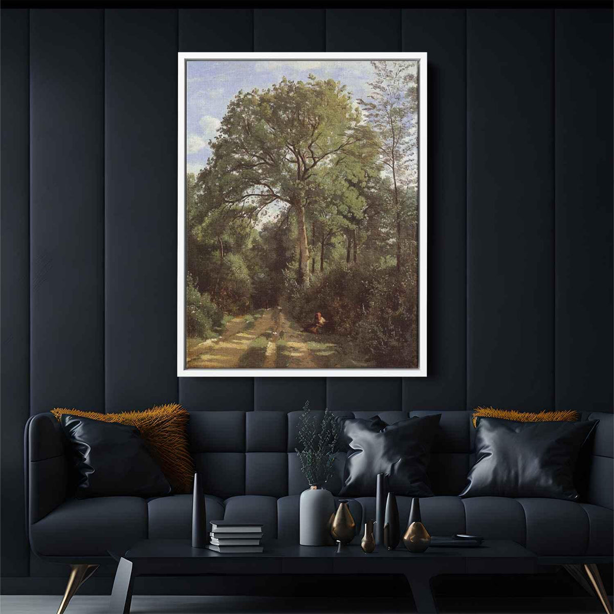 Island of San Bartolommeoby Camille Corot Canvas Print