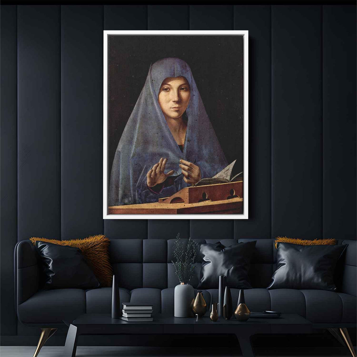 Virgin Annunciateby Antonello da Messina Canvas Print
