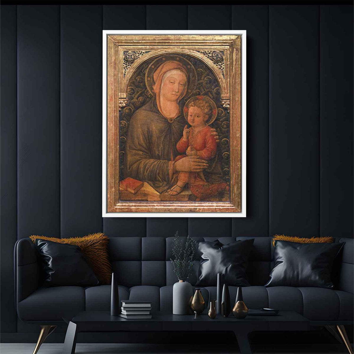 Virgin with Childby Jacopo Bellini Canvas Print