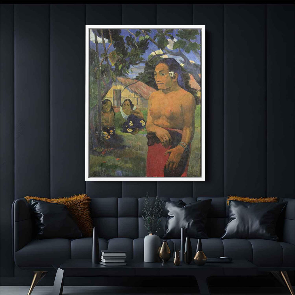 Where are you going?by Paul Gauguin Canvas Print