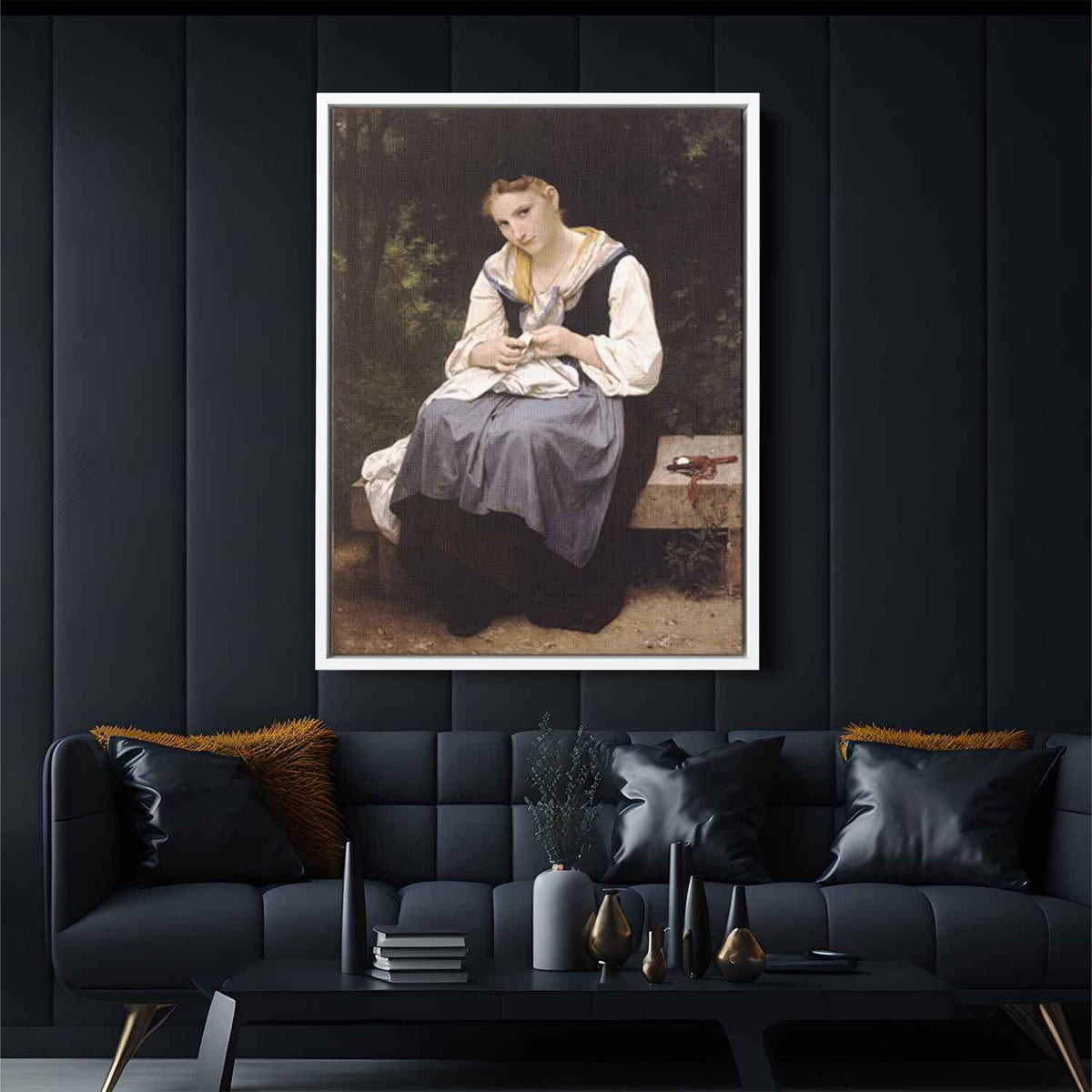Young Workerby William-Adolphe Bouguereau Canvas Print