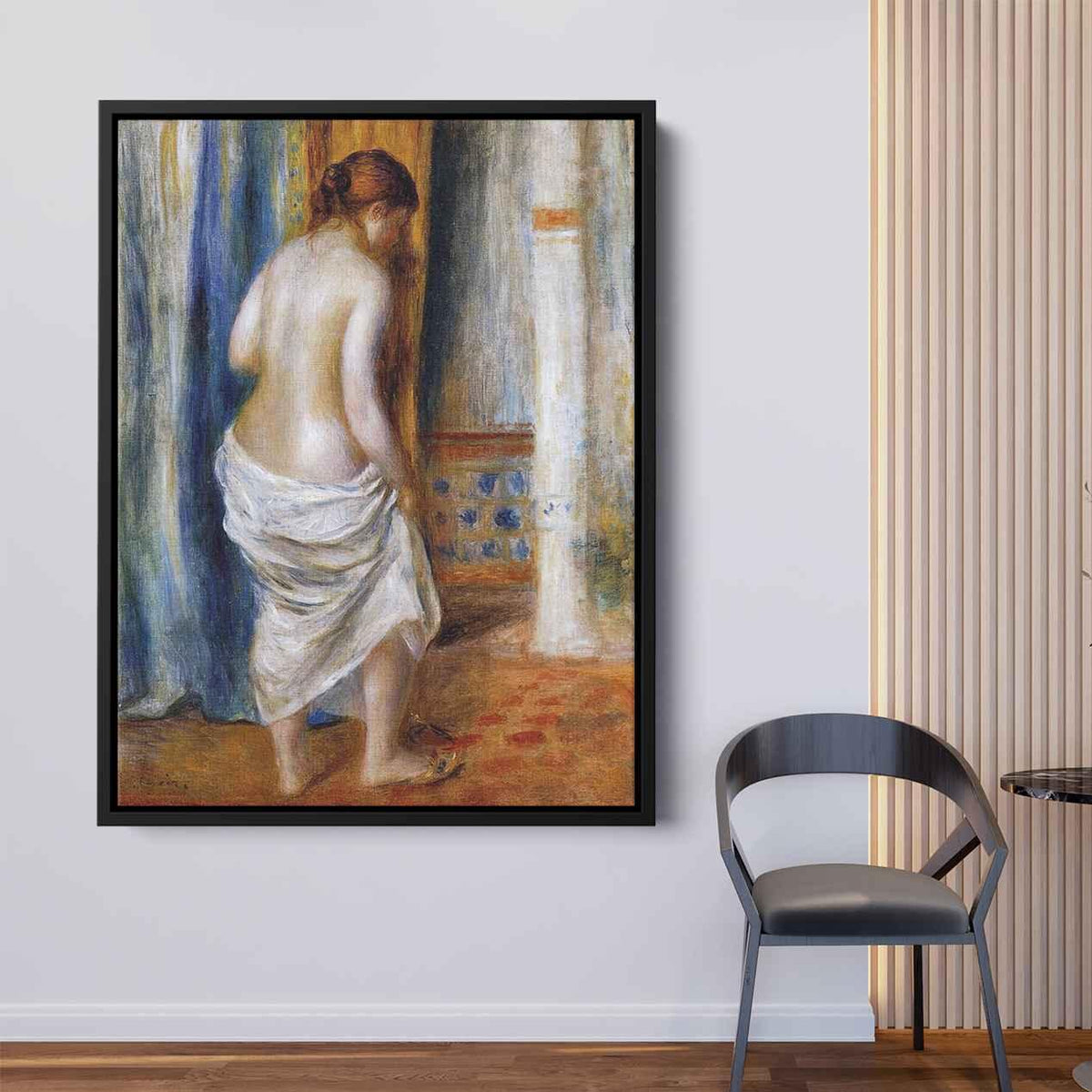 The Bathrobeby Pierre-Auguste Renoir Canvas Print