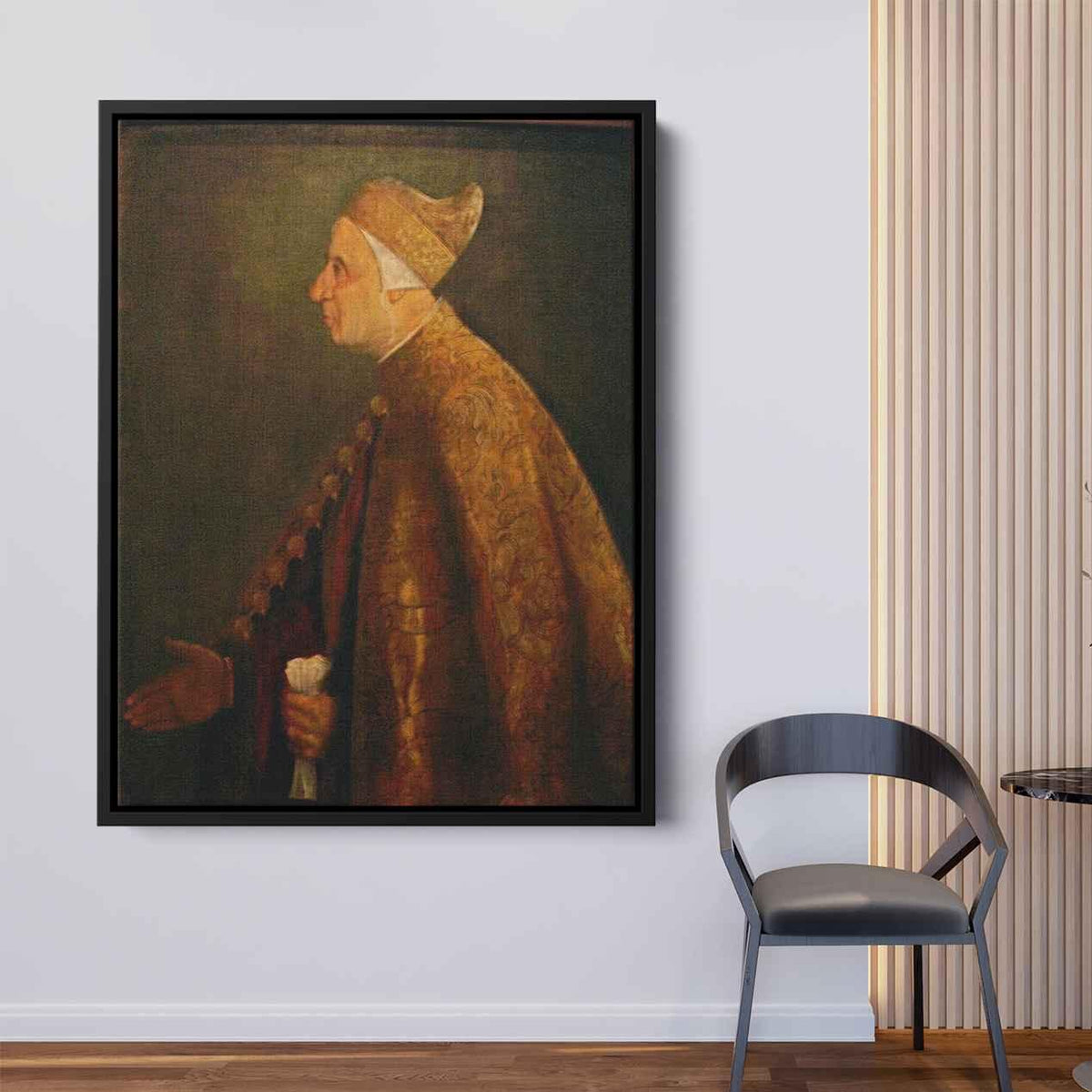 The Doge Niccolo Marcelloby Titian Canvas Print