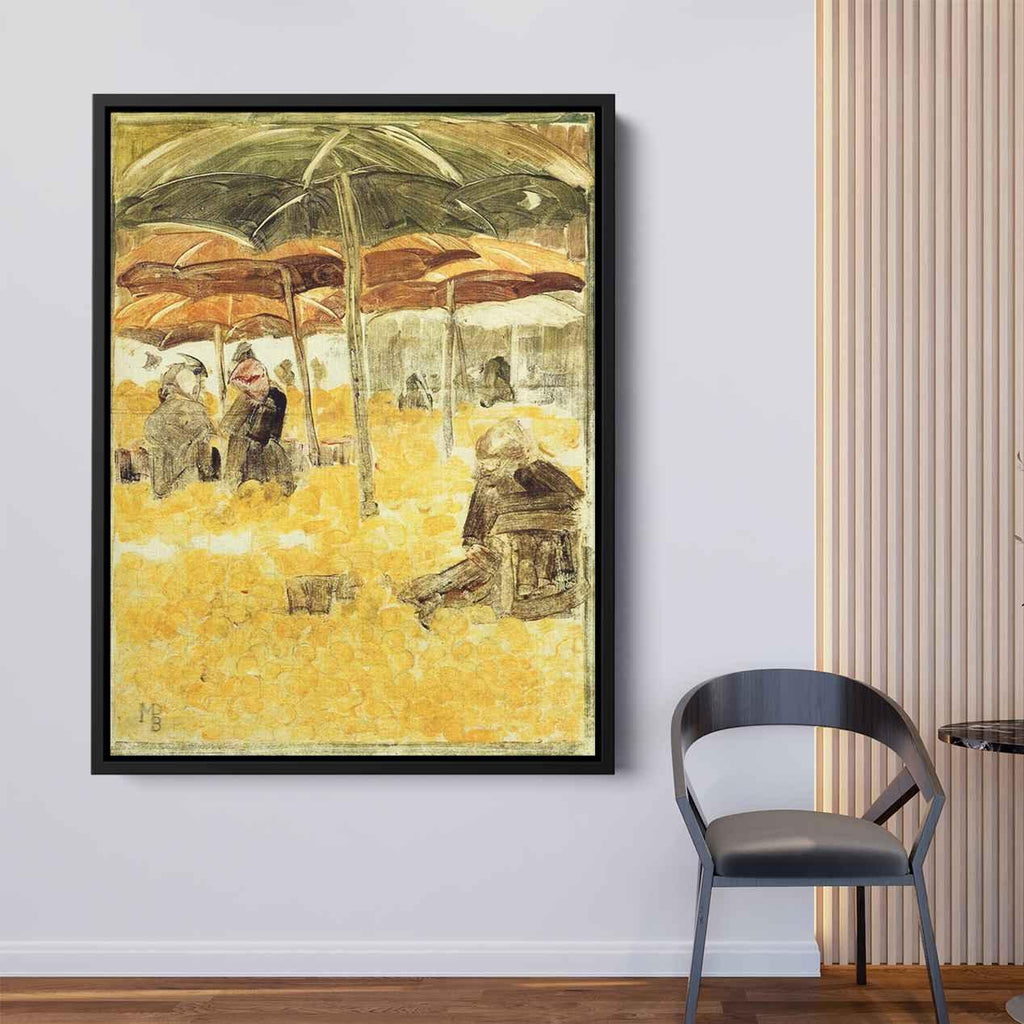 The Orange Marketby Maurice Prendergast Canvas Print