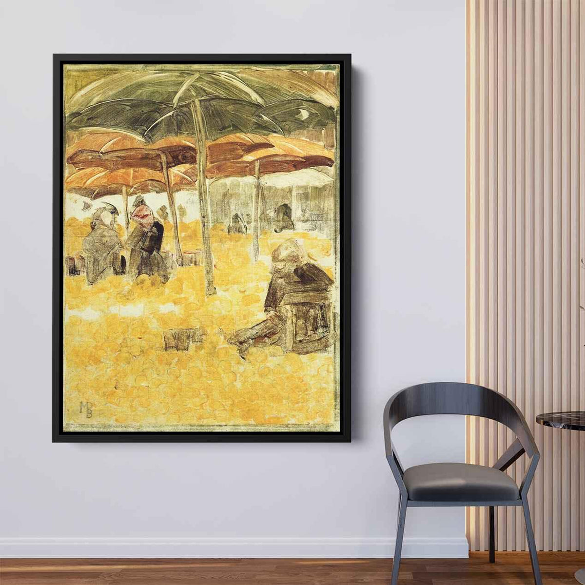 The Orange Marketby Maurice Prendergast Canvas Print