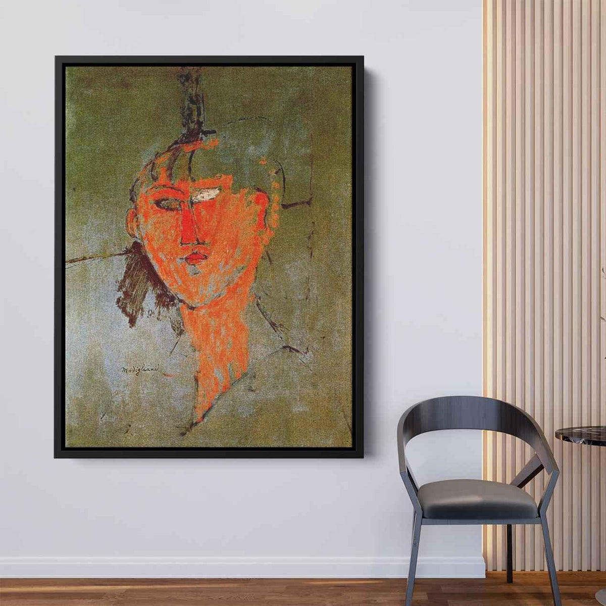 The Red Headby Amedeo Modigliani Canvas Print