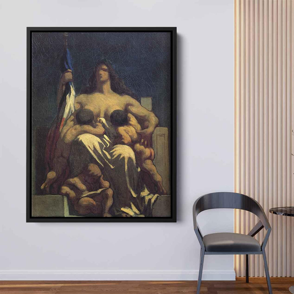 The Republicby Honore Daumier Canvas Print