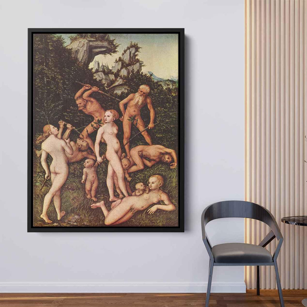The Silver Ageby Lucas Cranach the Elder Canvas Print