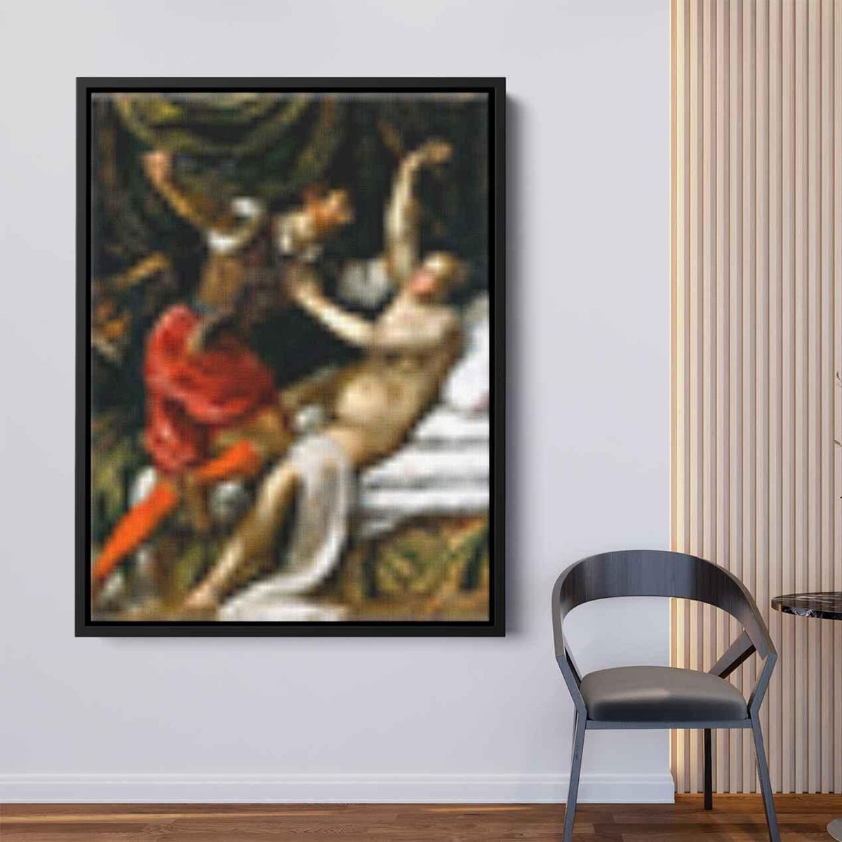 Tarquin and Lucretiaby Titian Canvas Print