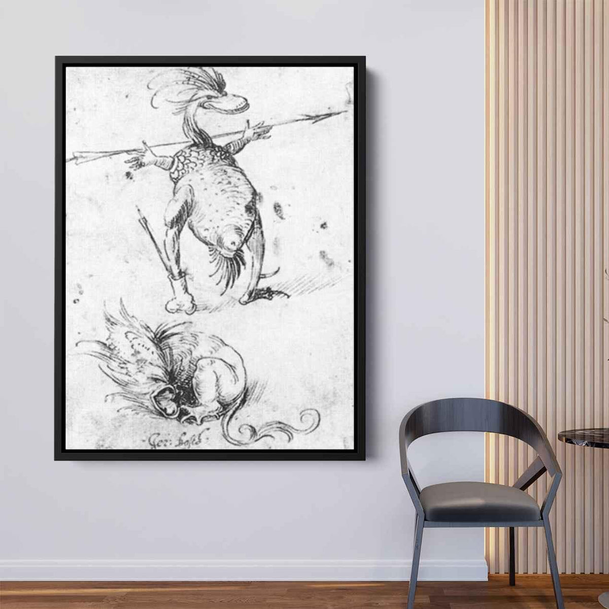 Two Monsters Canvas Print