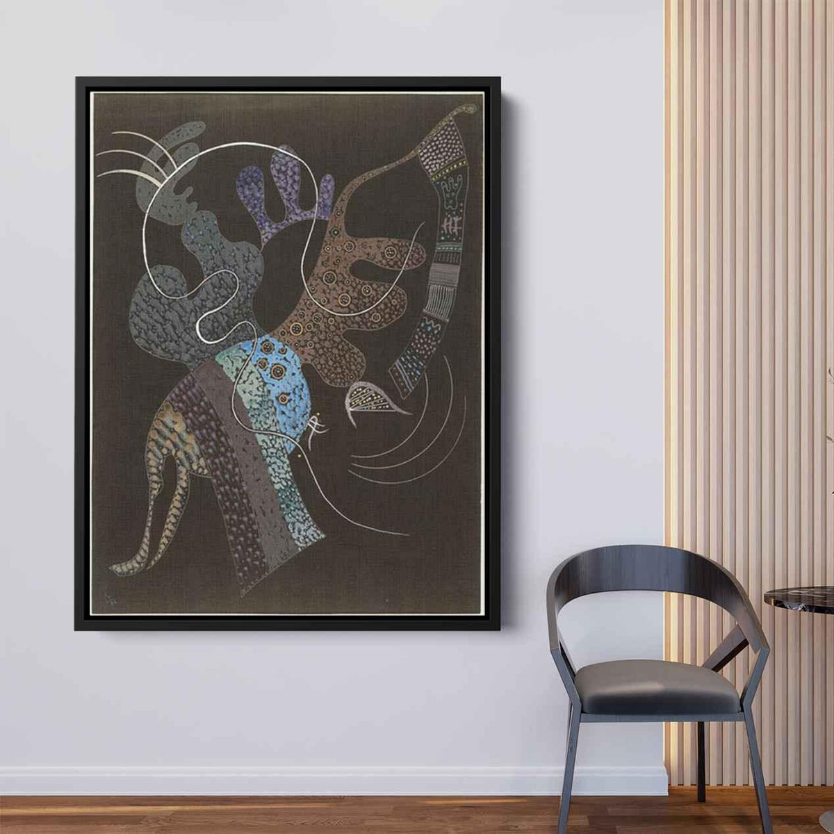 White lineby Wassily Kandinsky Canvas Print