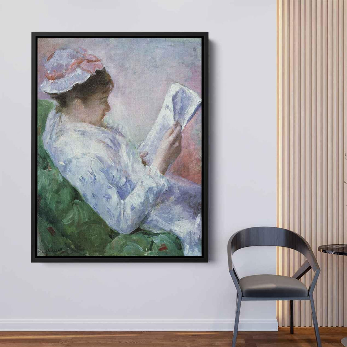 Woman Readingby Mary Cassatt Canvas Print