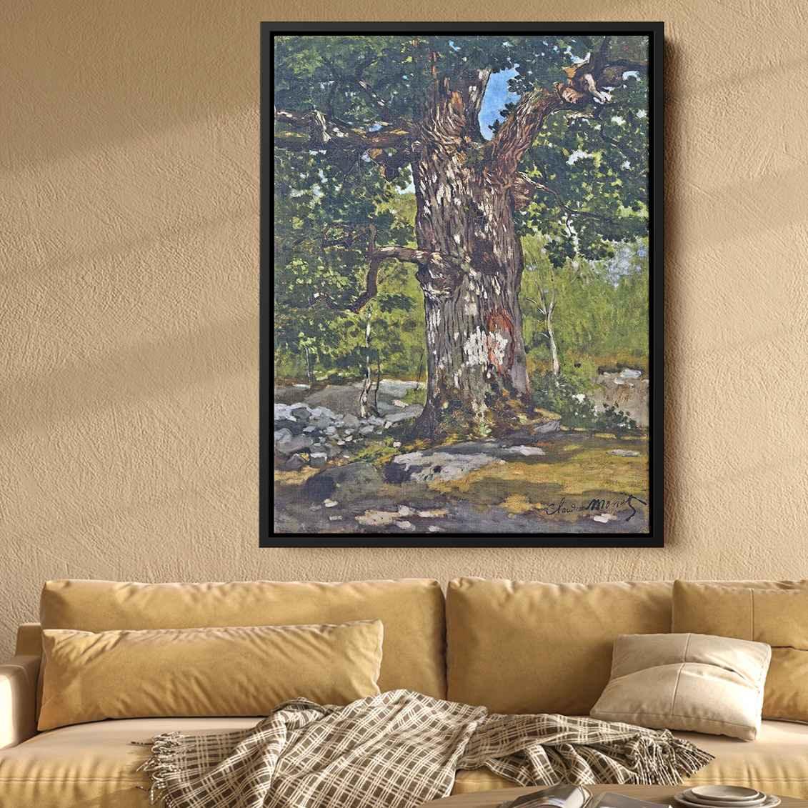 The Bodmer Oakby Claude Monet Canvas Print