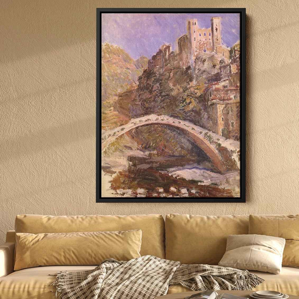 The Castle of Dolceacquaby Claude Monet Canvas Print