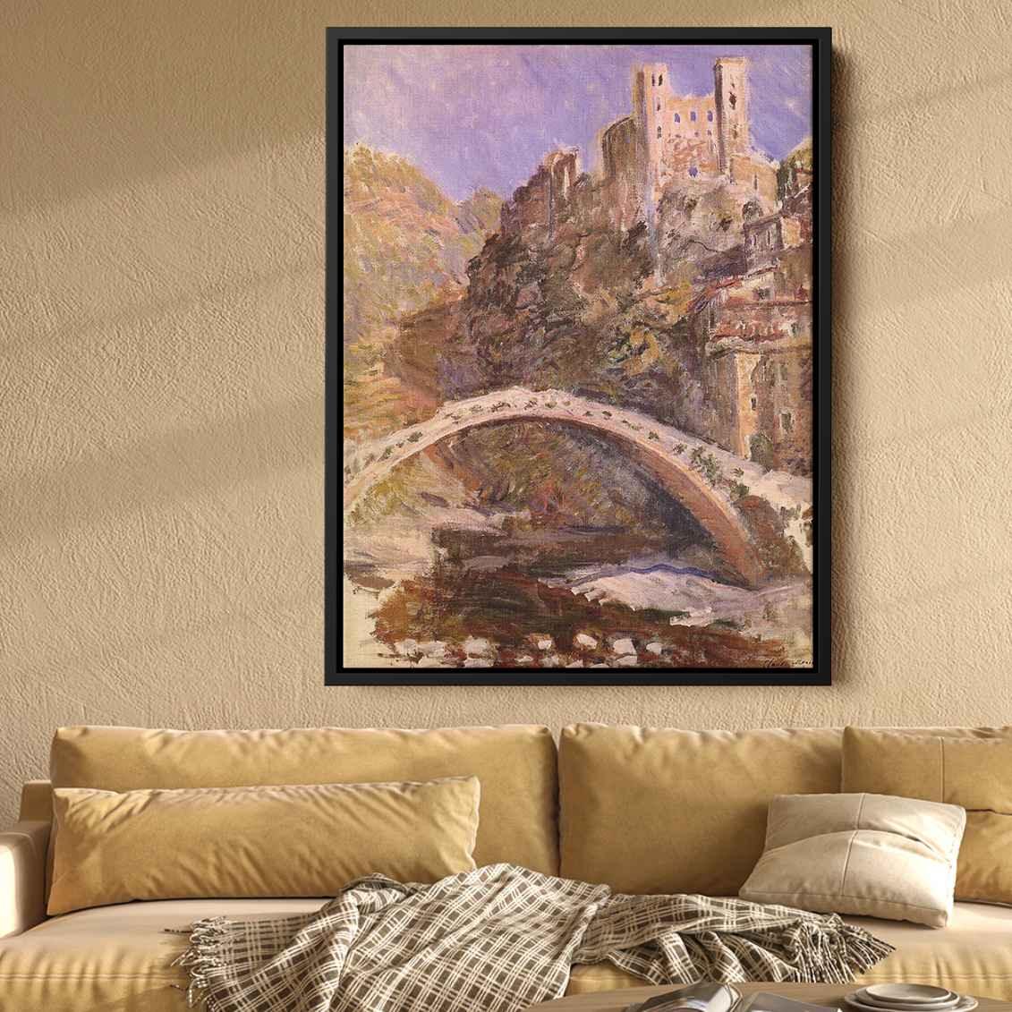 The Castle of Dolceacquaby Claude Monet Canvas Print