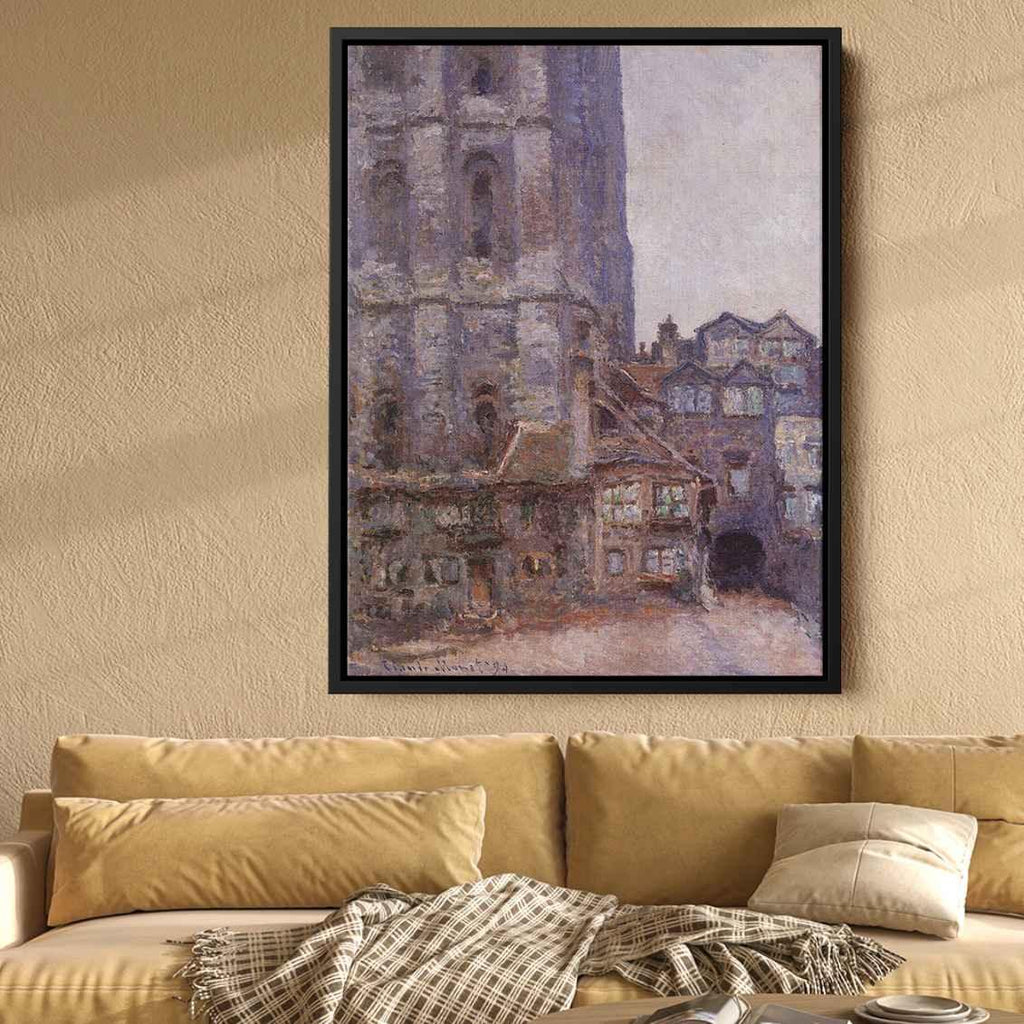 The Cour d'Albane, Grey Weather Canvas Print