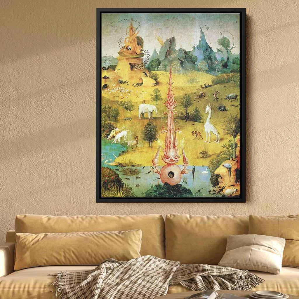 The Garden of Earthly Delights (detail)by Hieronymus Bosch Canvas Print