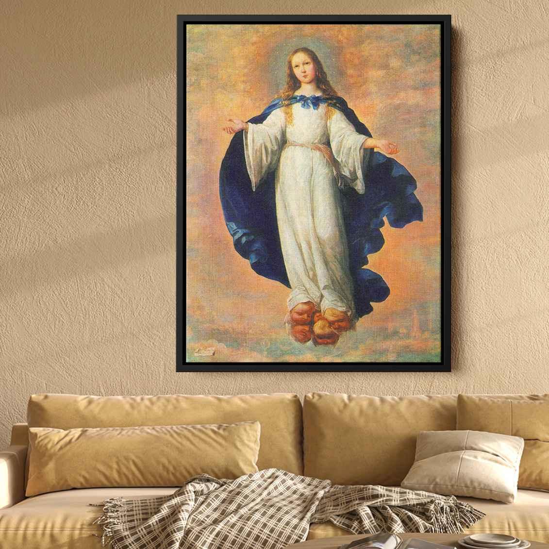 The Immaculate Conceptionby Francisco de Zurbaran Canvas Print