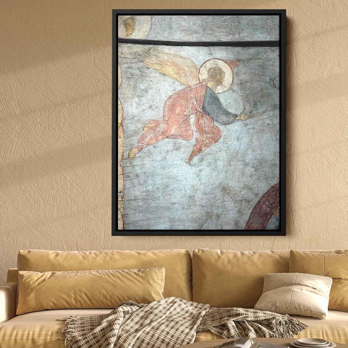 The Last Judgement: Angelby Andrei Rublev Canvas Print