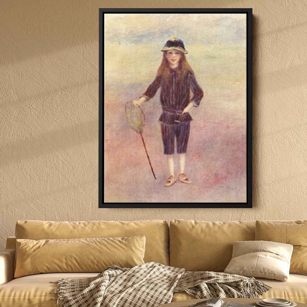The Little Fishergirlby Pierre-Auguste Renoir Canvas Print