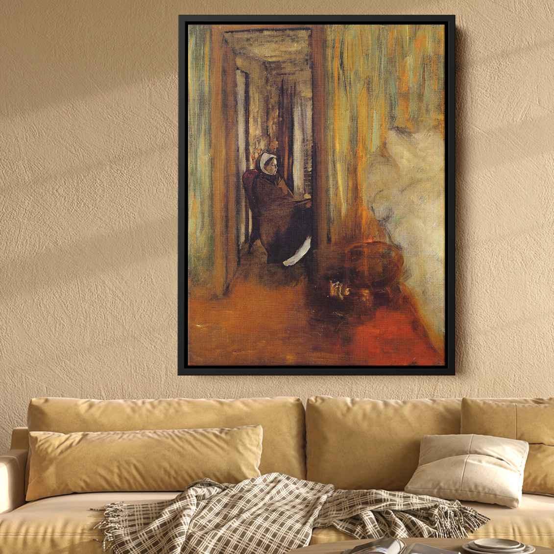 The Nurseby Edgar Degas Canvas Print
