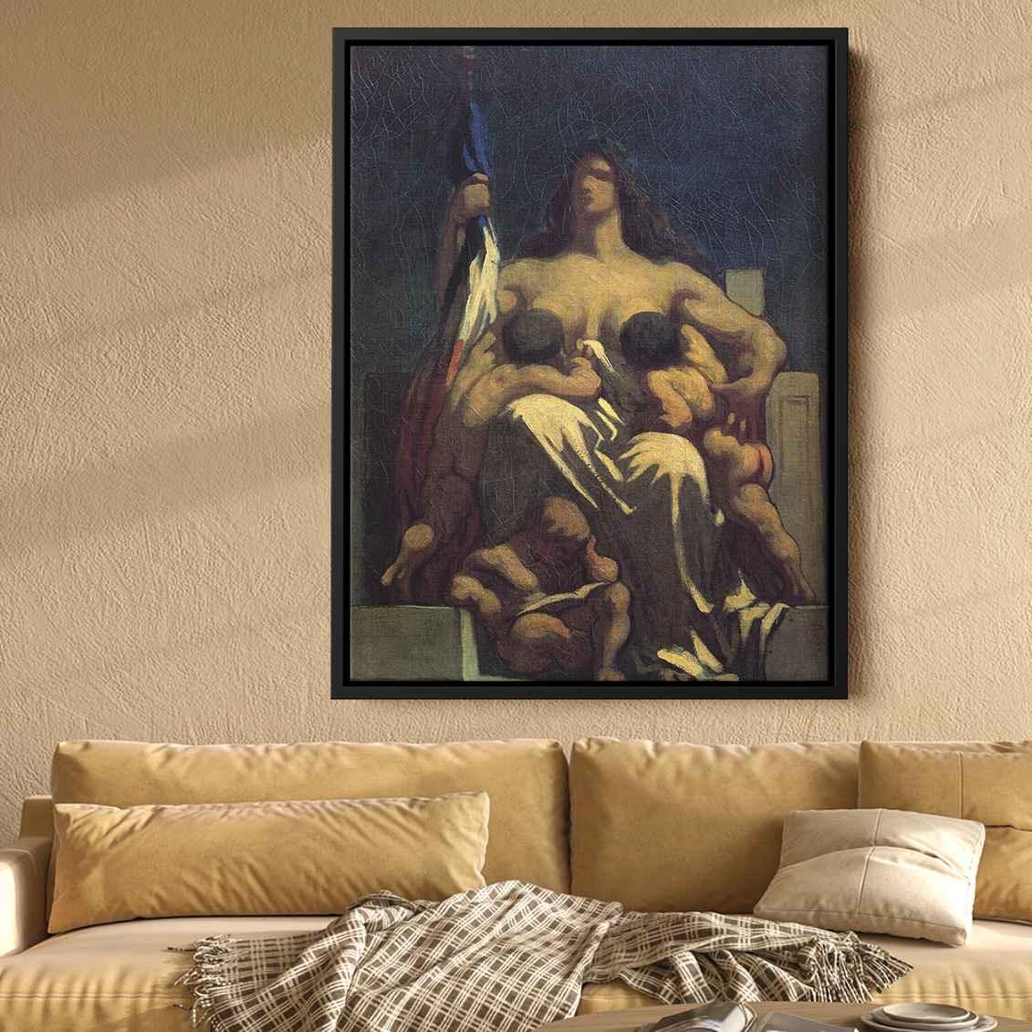 The Republicby Honore Daumier Canvas Print