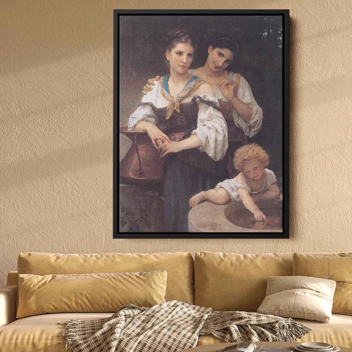 The Secretby William-Adolphe Bouguereau Canvas Print