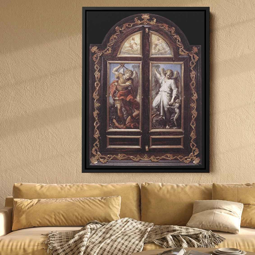 Triptychby Annibale Carracci Canvas Print