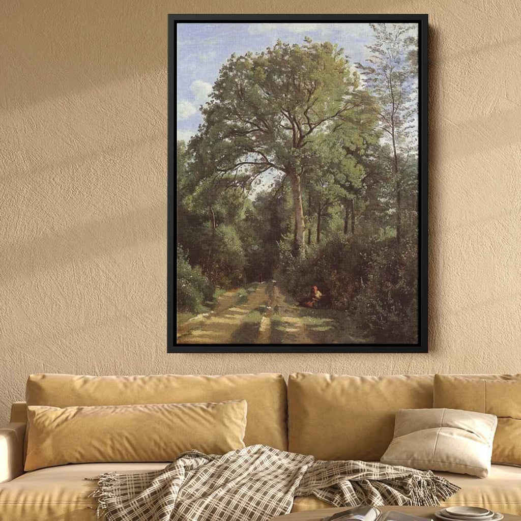 Island of San Bartolommeoby Camille Corot Canvas Print