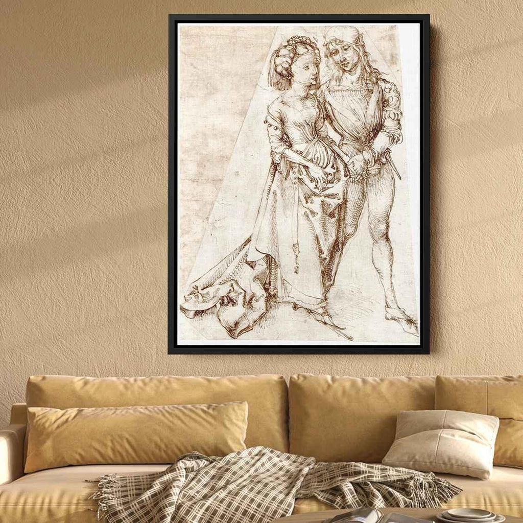 Young coupleby Albrecht Durer Canvas Print