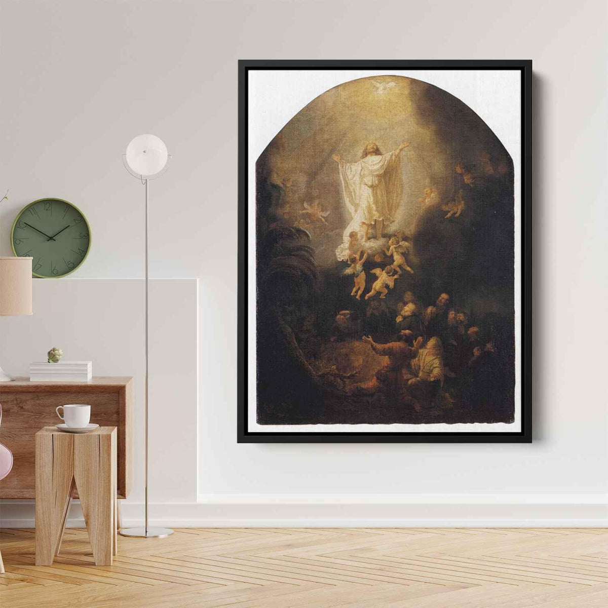The Ascension Of Christby Rembrandt Canvas Print