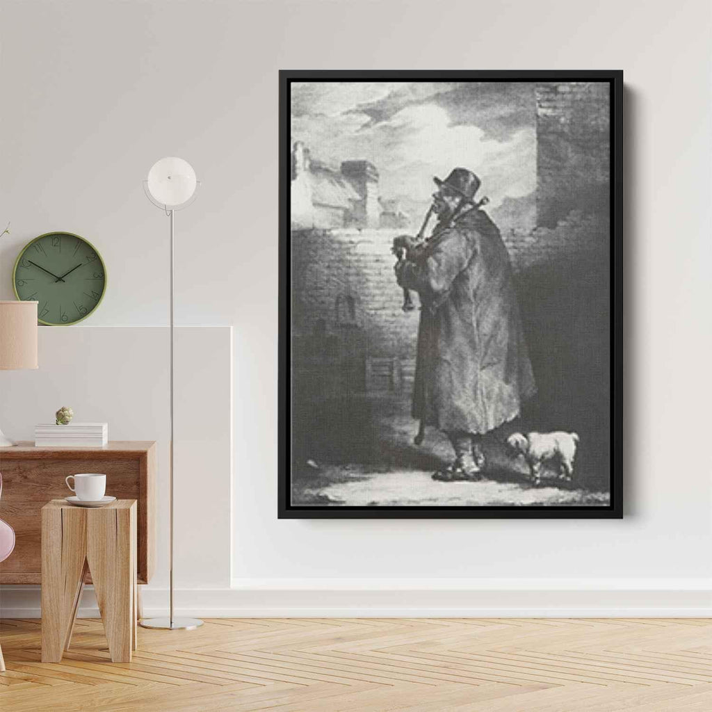 The Bagpipe playerby Théodore Géricault Canvas Print