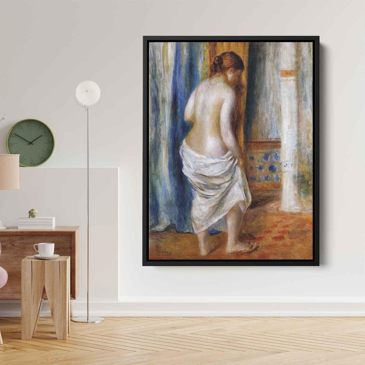 The Bathrobeby Pierre-Auguste Renoir Canvas Print