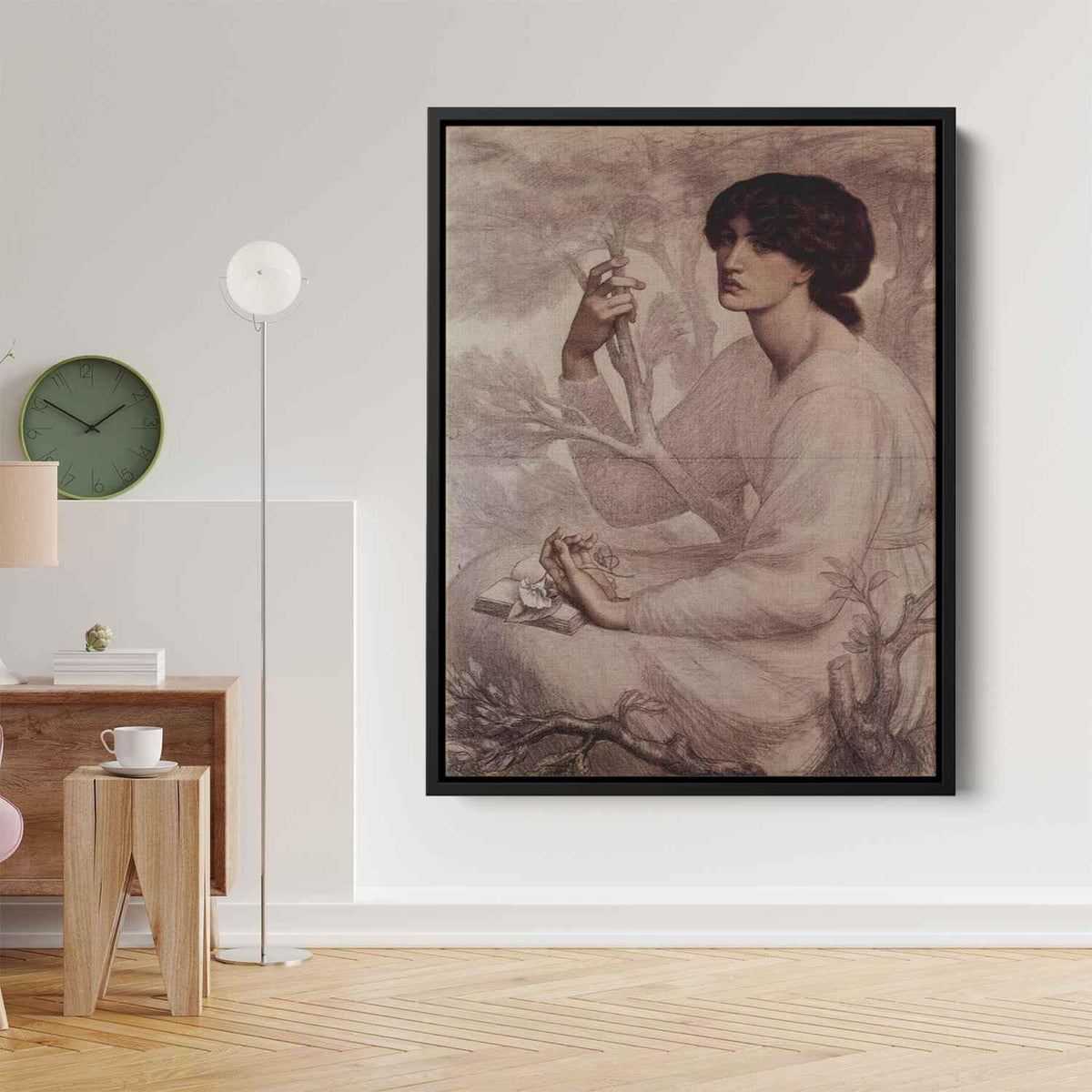 The Daydreamby Dante Gabriel Rossetti Canvas Print