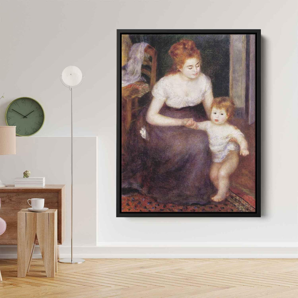 The First Stepby Pierre-Auguste Renoir Canvas Print