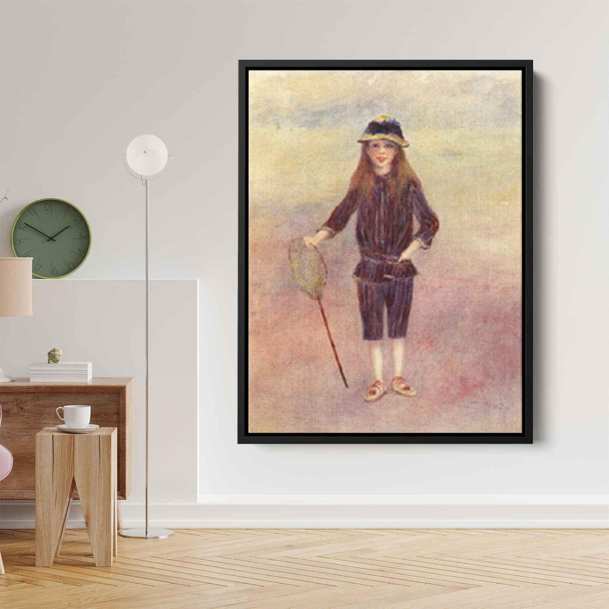 The Little Fishergirlby Pierre-Auguste Renoir Canvas Print
