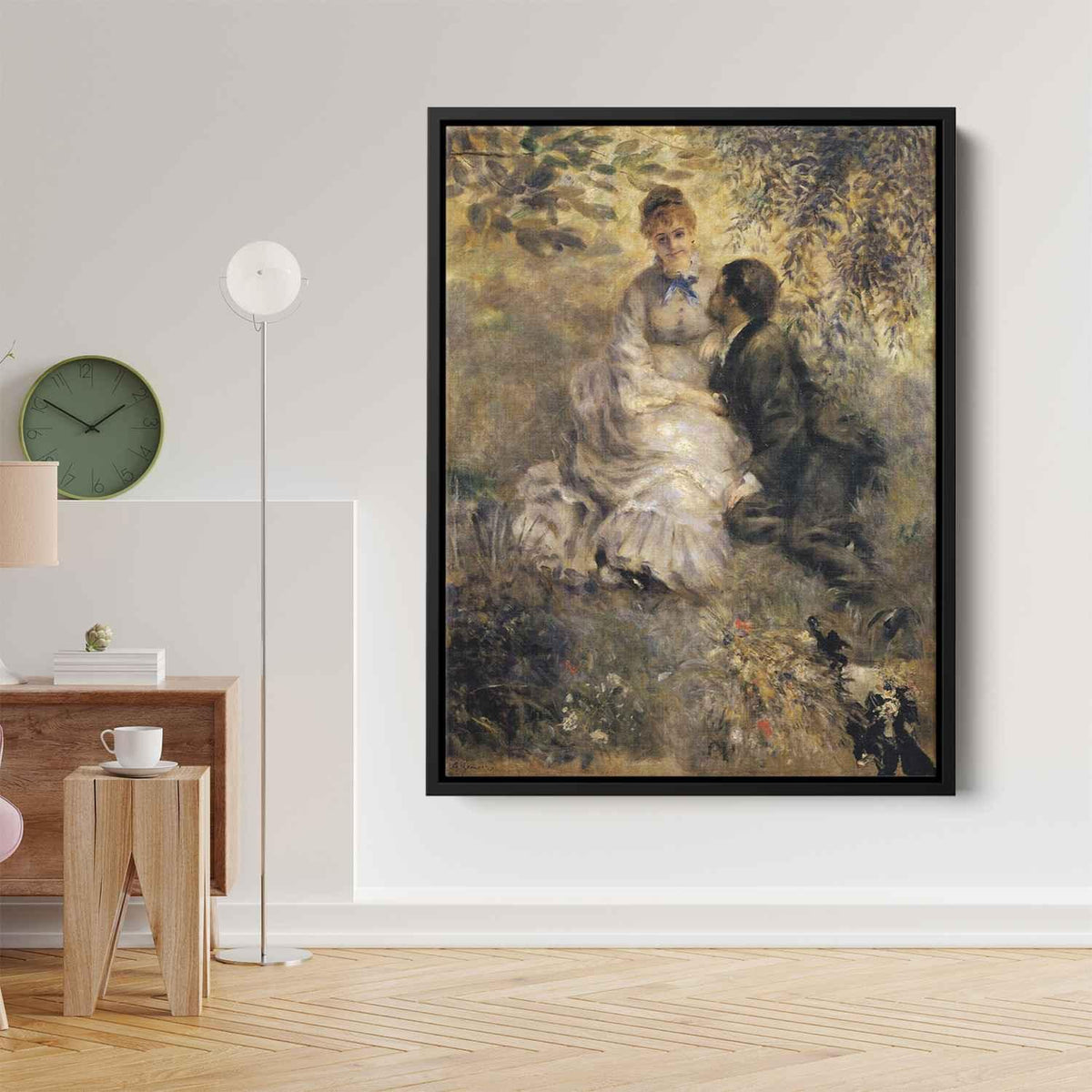 The Loversby Pierre-Auguste Renoir Canvas Print