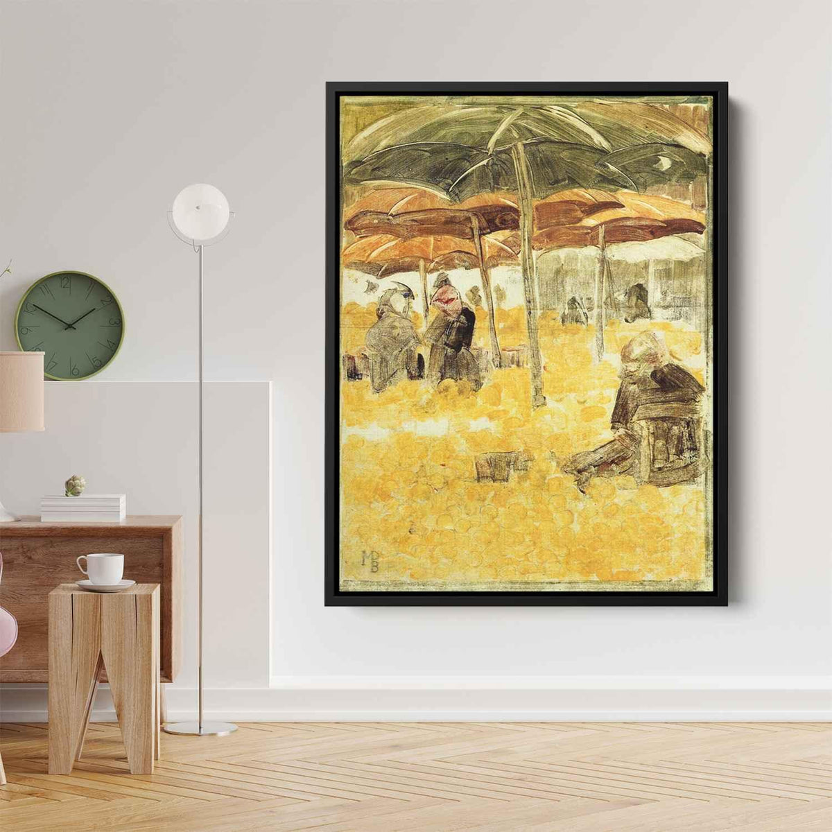 The Orange Marketby Maurice Prendergast Canvas Print